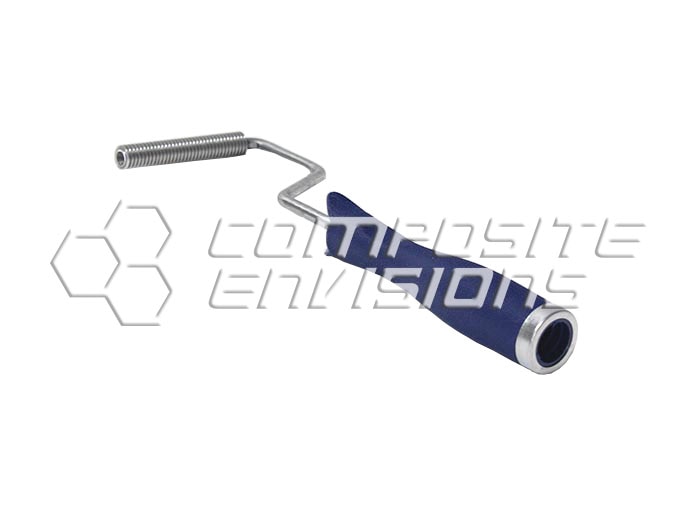 Half inch diameter aluminum fin roller with 3 inch wide roller